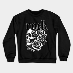 gothic rock skull Crewneck Sweatshirt